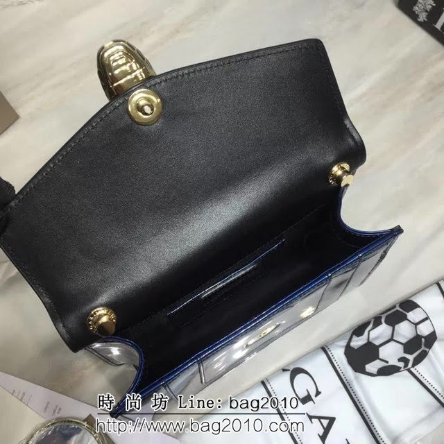 BVLGARI寶格麗 漆皮系列 小號 時尚 鏈條單肩斜挎包 34559 FYD1370